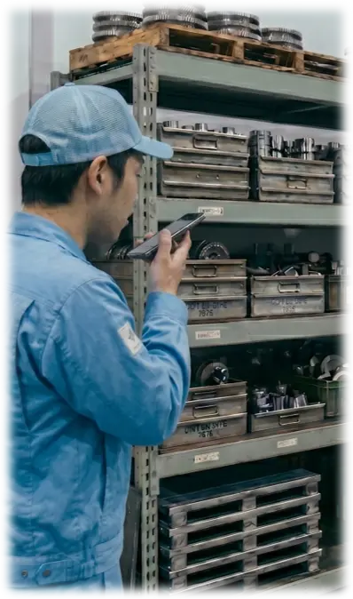 現場での撮影・音声入力イメージ